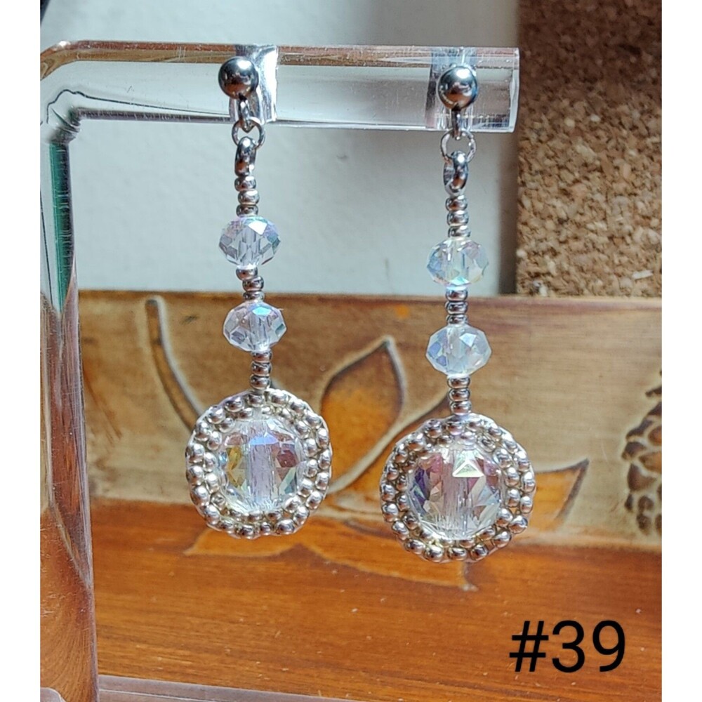 Aurora Borealis Crystal Earrings